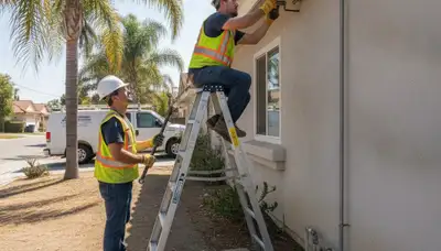 Orange, CA plumbing repair service truck for residential and commercial plumbing jobs