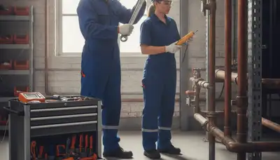Orange, CA plumber repairing a home leak for reliable plumbing repair service