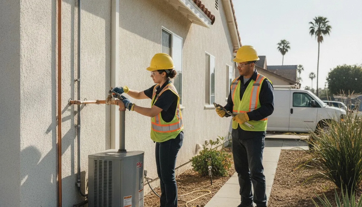 Orange, CA plumbing repair technician serving local residential and commercial customers