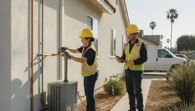 Orange, CA plumbing repair technician serving local residential and commercial customers