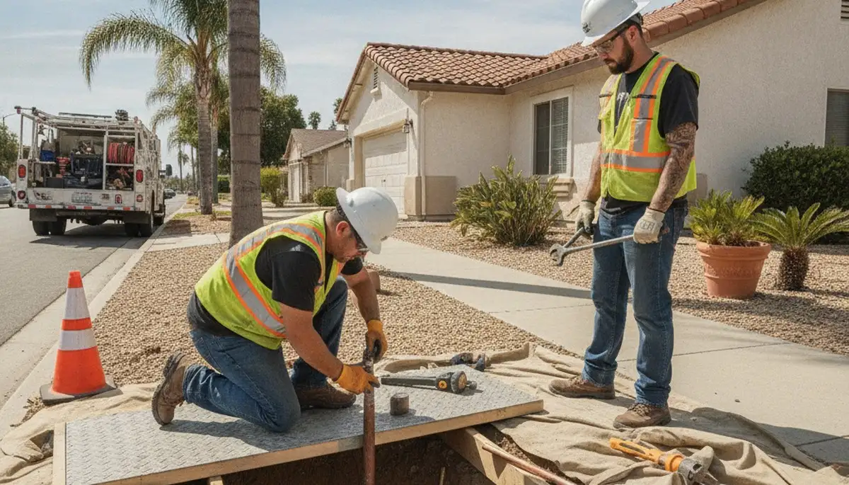 Plumbing repair service in Orange, CA for leaks, pipe fixes, and drain issues
