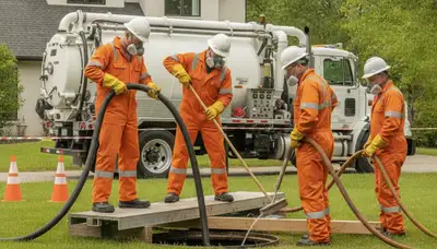 Septic tank cleaning service for Orange, CA homes by On Call Plumbers