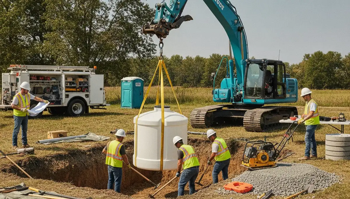 Septic tank installation service for Orange, CA homes by On Call Plumbers