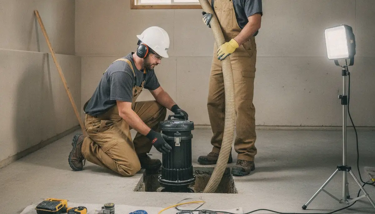 Sump pump installation for Orange, CA homes by On Call Plumbers to prevent water damage