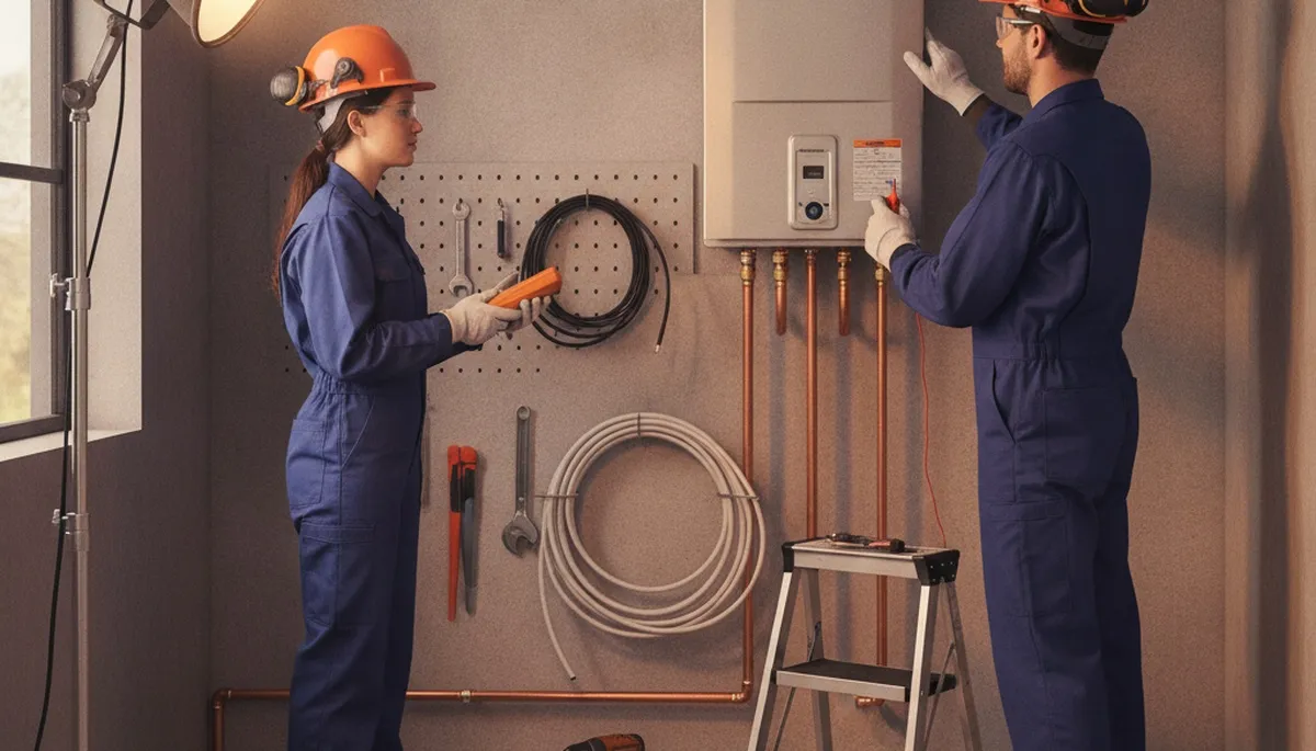 Tankless water heater service in Orange, CA for plumbing repair and installation