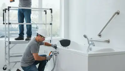 Walk-in tub installation for Orange, CA homeowners by On Call Plumbers