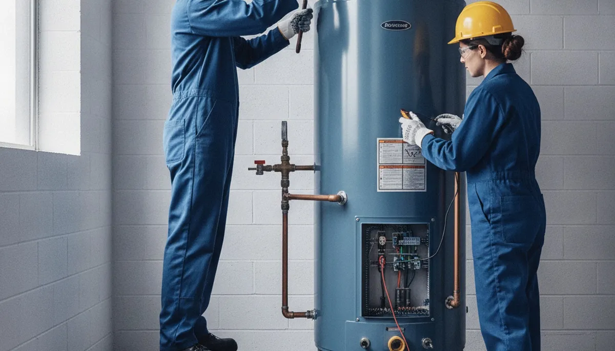 Water heater repair technician serving homes in Orange, CA for fast plumbing service